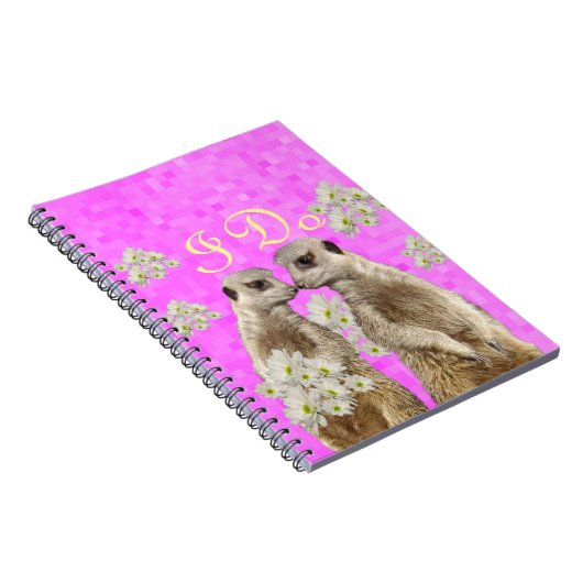 Meerkats I Do Wedding Day, Notebook Notizblock (Rechte Seite)