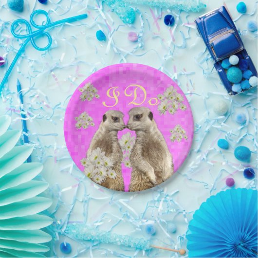 Meerkats I Do Wedding Day, Paper Party Teller (Party)
