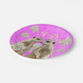 Meerkats I Do Wedding Day, Paper Party Teller (Schrägansicht)