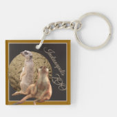 Meerkats Indianapolis Zoo Schlüsselanhänger (Rückseite)