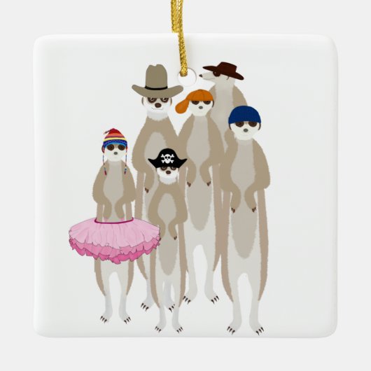 Meerkats Ornament (Vorderseite)