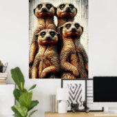 Meerkats Poster (Heimbüro)