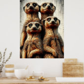 Meerkats Poster (Küche)