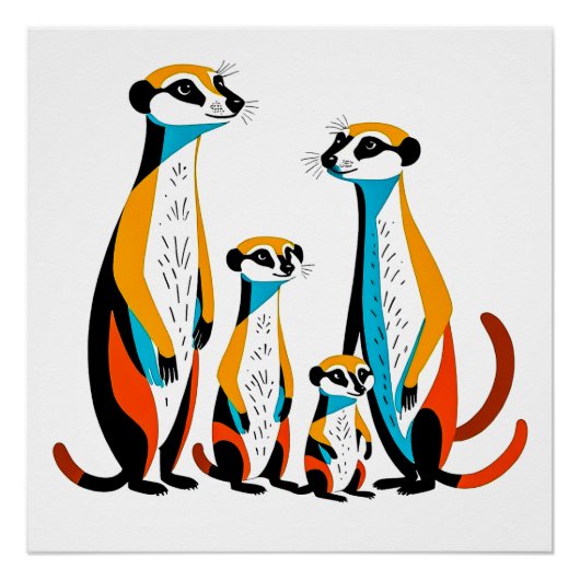 Meerkats Poster (Vorderseite)