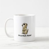 Meerkats Regel! Kaffeetasse (Links)