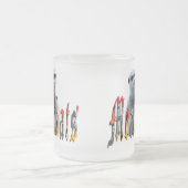 "Meerkats: Stehend stolz hinter dem Namen" Mattglastasse (Mittel)