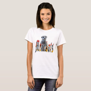 "Meerkats: Stehend stolz hinter dem Namen" T-Shirt
