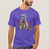 "Meerkats: Stehend stolz hinter dem Namen" T-Shirt (Vorderseite)
