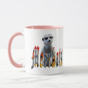 Meerkats: Stehend Stolz hinter dem Namen Tasse