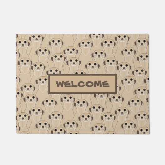 Meerkats - Suricata Fußmatte (Vorderseite)