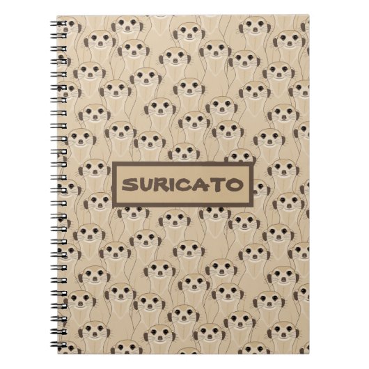 Meerkats - Suricata Notizblock (Vorderseite)