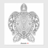 MEERKÜCHE AUFKLEBER (Blatt)