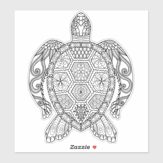 MEERKÜCHE AUFKLEBER (Blatt)