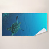 MEERKÜCHE IM WASSER BADEHANDTUCH (Badehandtuch)