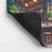 Meerlaternen-Teestube Mousepad (Ecke)