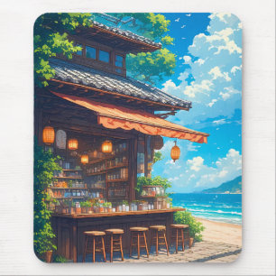 Meerlaternen-Teestube Mousepad