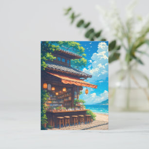 Meerlaternen-Teestube Postkarte
