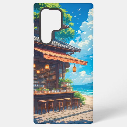 Meerlaternen-Teestube Samsung Galaxy Hülle (Rückseite)