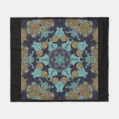 Meerloser Kaleidoskop-Mosaik Fleecedecke (Vorderseite (Horizontal))