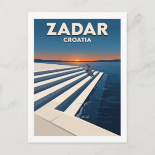 Meerorgel, Zadar, Kroatien Postkarte