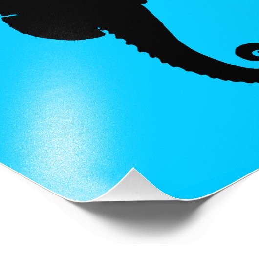 Meerpferd Fotodruck (Ecke)