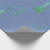 Meerpferd Geschenkpapier (Ecke)