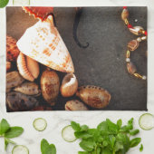 Meerpferd Geschirrtuch (Gefaltet)