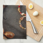 Meerpferd Geschirrtuch (Viertel Falte)