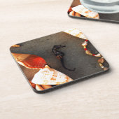 Meerpferd Getränkeuntersetzer (Linke Seite)