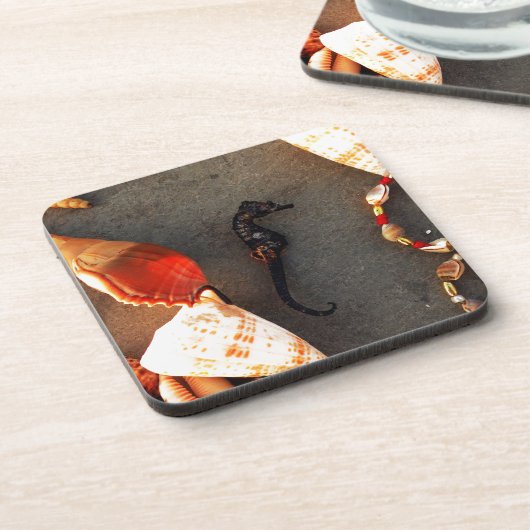 Meerpferd Getränkeuntersetzer (Linke Seite)