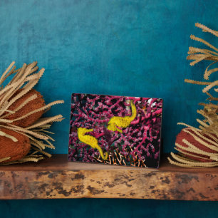 Meerpferd   Hippocampus Taeniopterus Fotoplatte