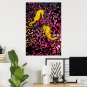 Meerpferd | Hippocampus Taeniopterus Poster (Heimbüro)