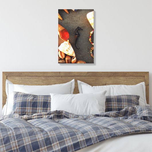 Meerpferd Leinwanddruck (Insitu (Schlafzimmer))