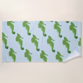 Meerpferd, Sea Life Beach Handtuch (Vorderseite)
