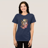 Meerpferd Tri-Blend Shirt (Vorderseite voll)