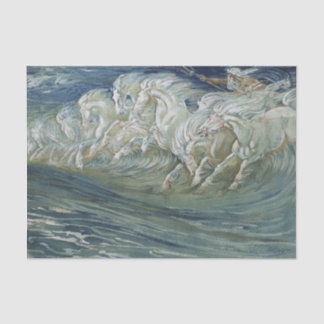 Meerpferde Seidenpapier