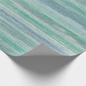 Meerrasen-Küstenmuster Geschenkpapier (Ecke)