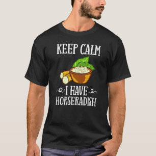 Meerrettichsauce Creme Pflanzenrezept Wurzel Frisc T-Shirt