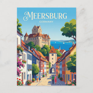 Meersburg Deutschland Postkarte