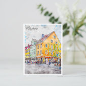 Meersburg Deutschland Vintage Postkarte (Stehend Vorderseite)