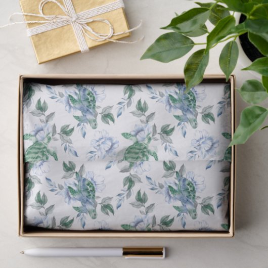 Meerschildkröten Seidenpapier (Geschenk)