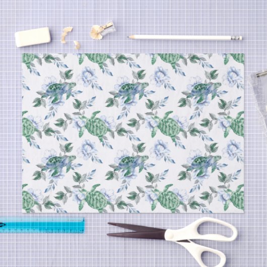 Meerschildkröten Seidenpapier (Handwerk)