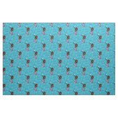 Meerschwarzer Ding-Meerjungfrau Stoff (Fat Quarter (45,7 x 55,9 cm))