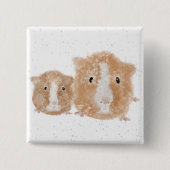 Meerschweinchen-Abzeichen Button (Vorderseite)
