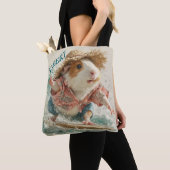 Meerschweinchen Albert der Surfer beim Wellenreite Tasche (Von Nahem)