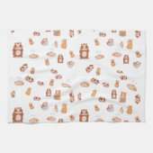 Meerschweinchen Armee niedliches Pattern Geschirrtuch (Horizontal)