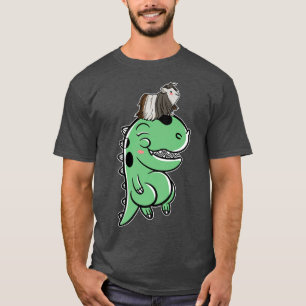 Meerschweinchen auf Dinosaurier Meerschweinchen T-Shirt