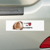 Meerschweinchen-Autoaufkleber " ich Liebe mein Autoaufkleber (Auf Auto)