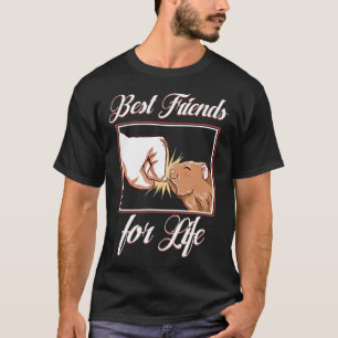 Meerschweinchen beste Freunde fürs Leben Meerschwe T-Shirt