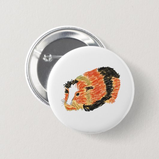 Meerschweinchen Button (Vorne & Hinten)